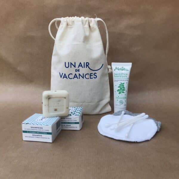 Kit de produits d'hygiène écologiques Un AIr Pimpant par Un Air de vacances