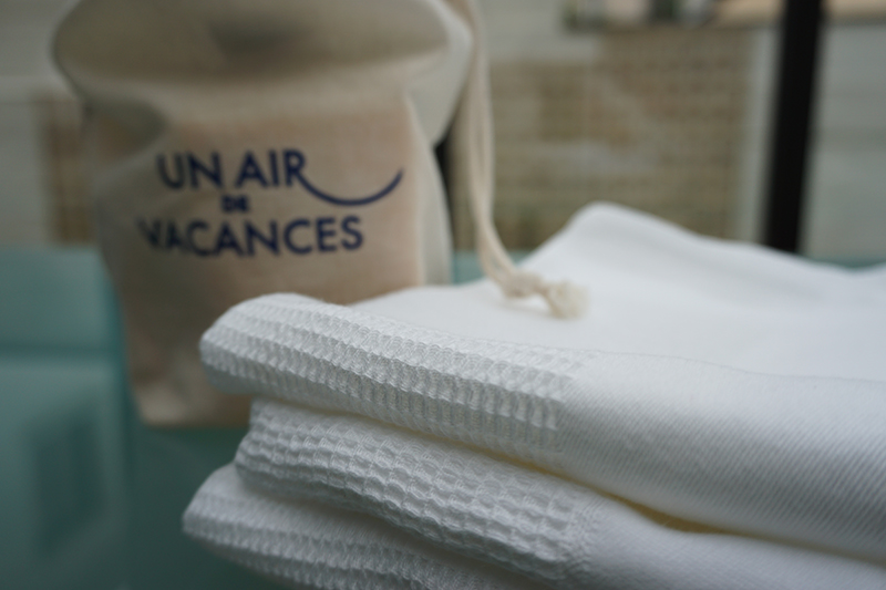 Torchon coton nid d'abeille par Un Air de Vacacnes